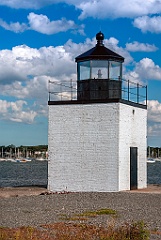 Derby Wharf Lighthouse Tower in Salem Harbor